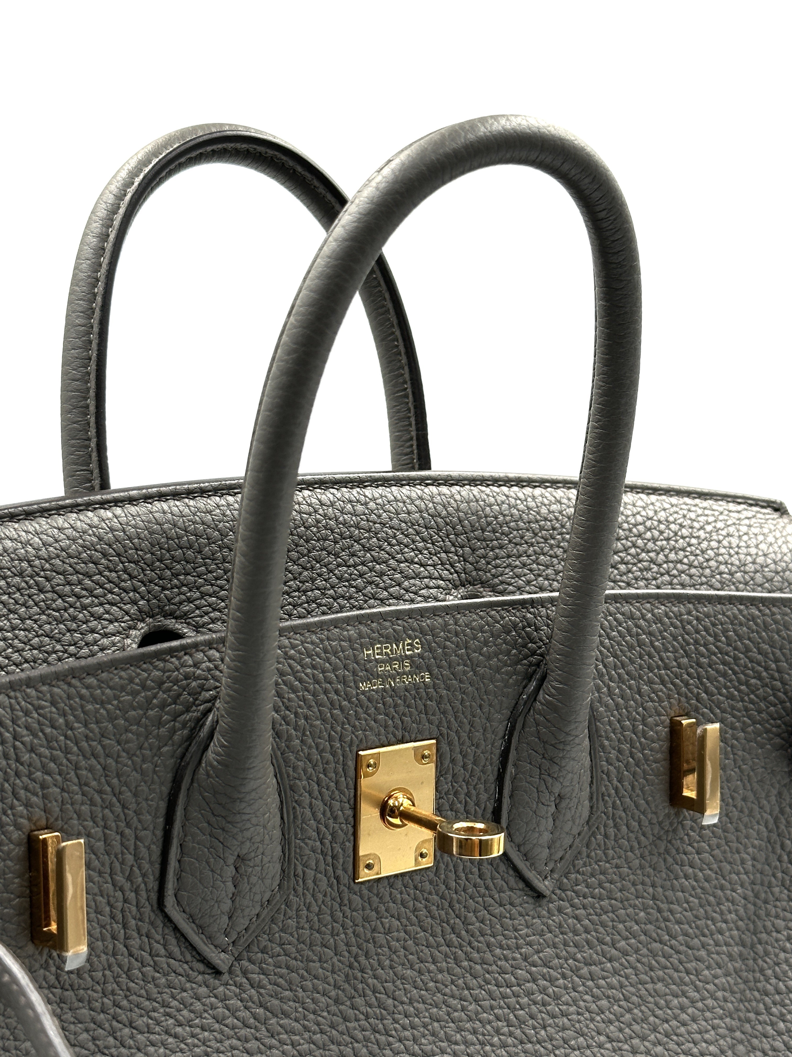 【二手商品】HERMES Birkin 25 - 錫氣灰玫瑰金 Z
