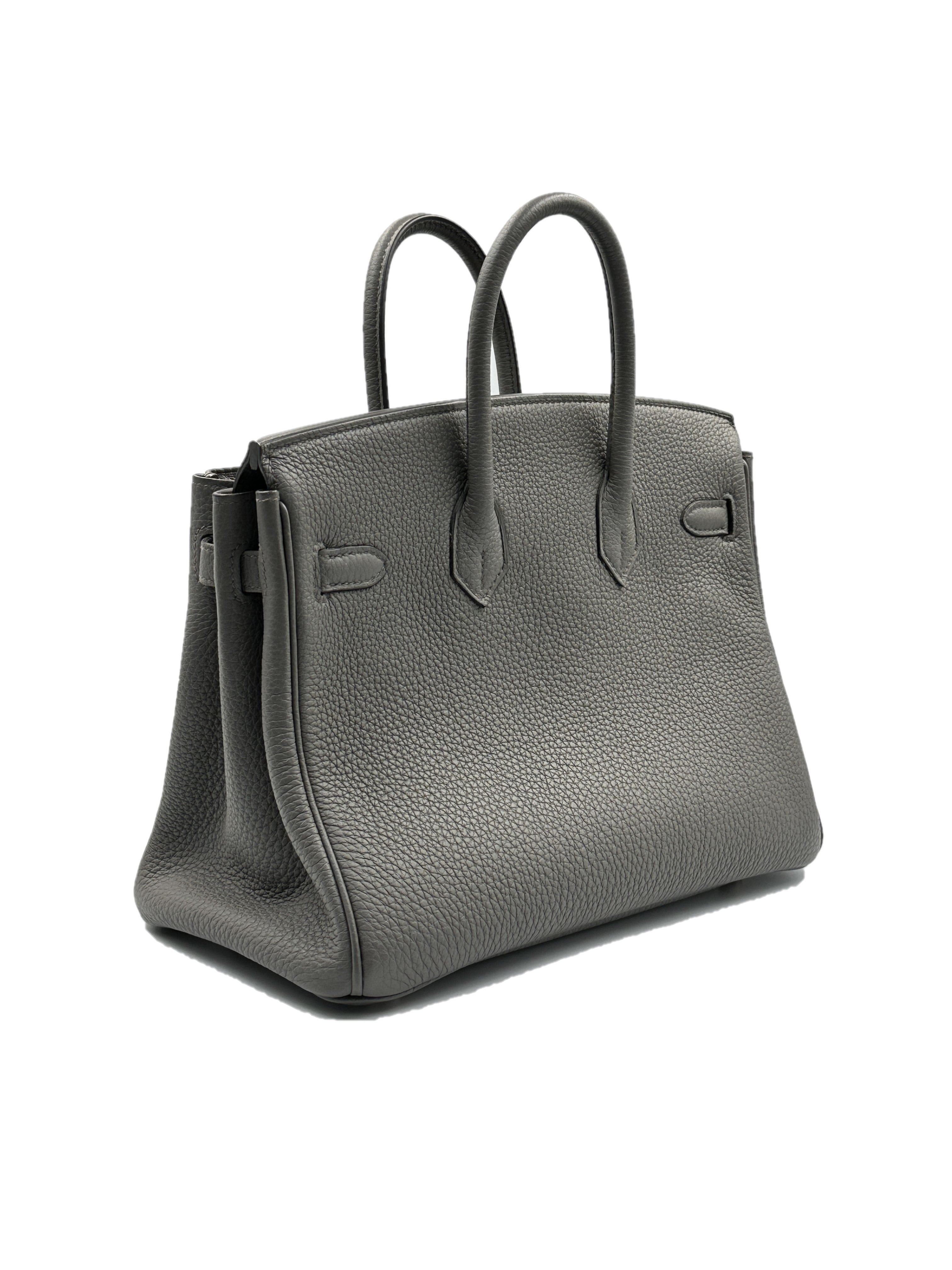 【二手商品】HERMES Birkin 25 - 錫氣灰玫瑰金 Z