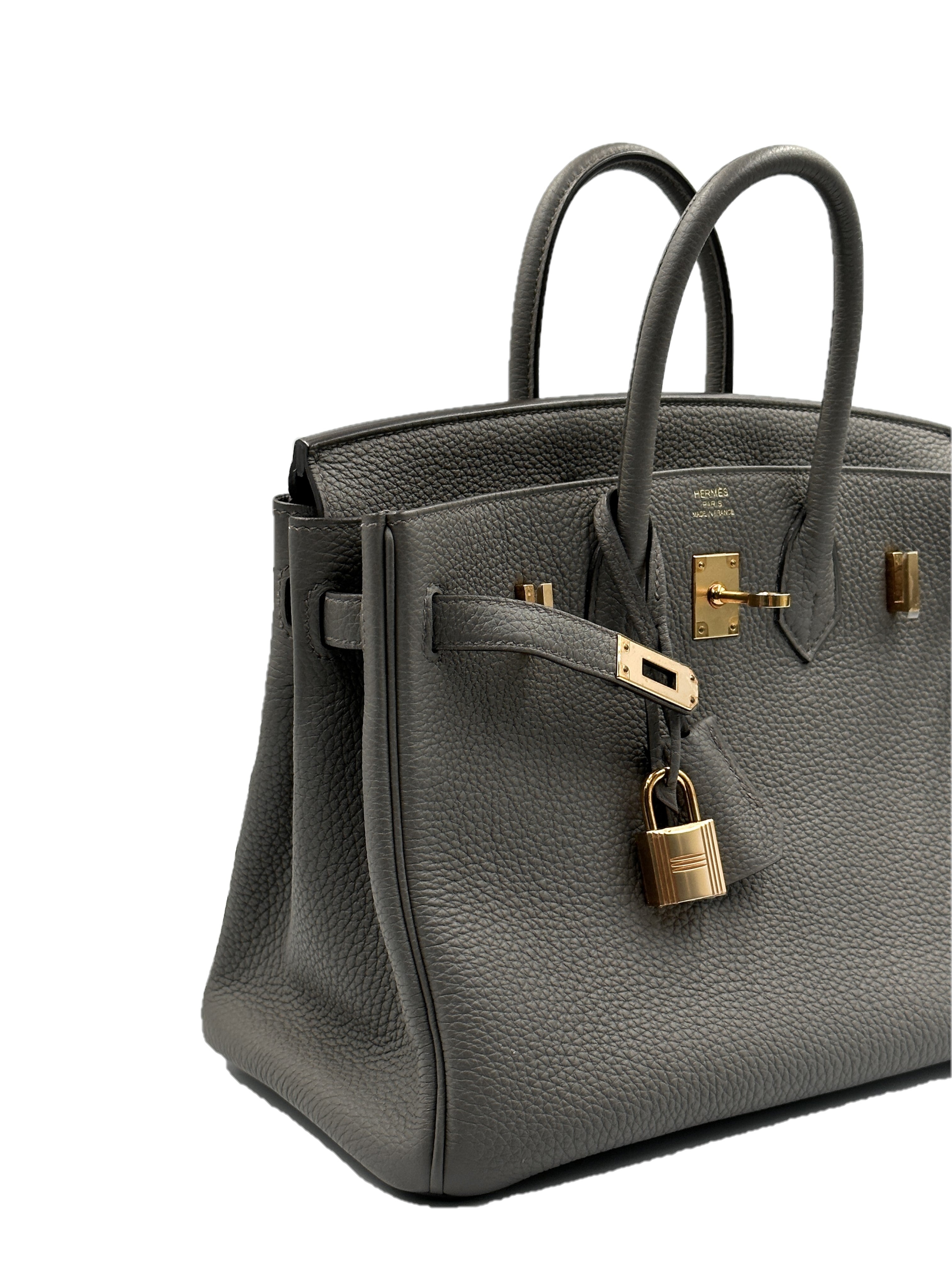 【二手商品】HERMES Birkin 25 - 錫氣灰玫瑰金 Z