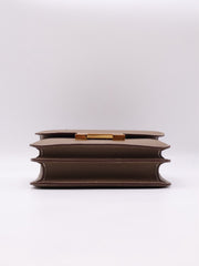 HERMES Mini Constance 19 - Etoupe with Gold Hardware