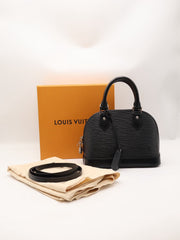 LOUIS VUITTON Alma BB - Black
