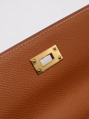 HERMES Kelly To Go - Gold with Gold Hardware [Y]