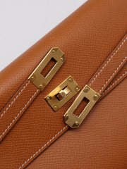 HERMES Kelly To Go - Gold with Gold Hardware [Y]