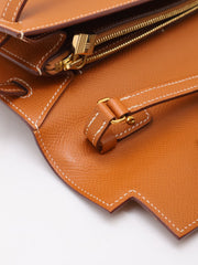 HERMES Kelly To Go - Gold with Gold Hardware [Y]