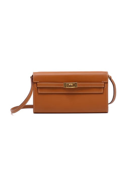 HERMES Kelly To Go - Gold with Gold Hardware [Y]