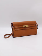 HERMES Kelly To Go - Gold with Gold Hardware [Y]