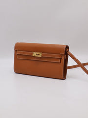 HERMES Kelly To Go - Gold with Gold Hardware [Y]