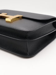 HERMES Constance 24 - Noir with Gold Hardware [Y]