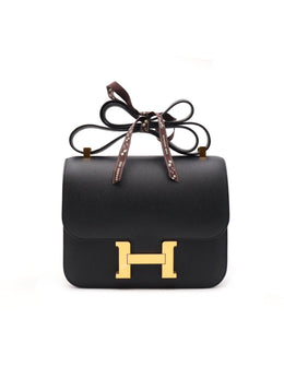 HERMES Constance 24 - Noir with Gold Hardware [Y]