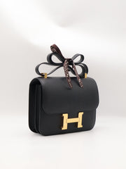 HERMES Constance 24 - Noir with Gold Hardware [Y]