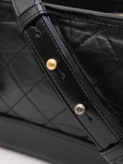 CHANEL Gabrielle Hobo Bag Small - Black [Series number 30]