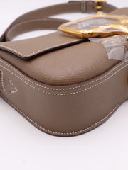 HERMES Della Cavalleria Elan - Etoupe with Gold Hardware [B]