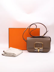HERMES Della Cavalleria Elan - Etoupe with Gold Hardware [B]