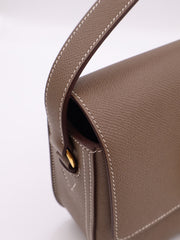 HERMES Della Cavalleria Elan - Etoupe with Gold Hardware [B]
