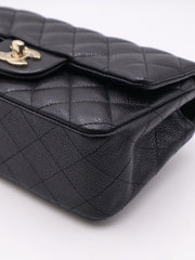 CHANEL Classic Rectangular Mini Flap Bag 20 Grained Calfskin - Black with Gold Hardware [Series 25]