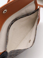 GOYARD Classic Linen Canvas Tote Small - Brown