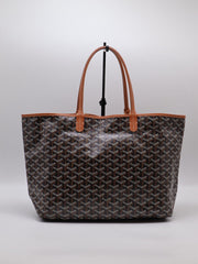 GOYARD Classic Linen Canvas Tote Small - Brown