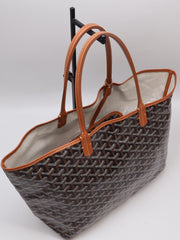 GOYARD Classic Linen Canvas Tote Small - Brown