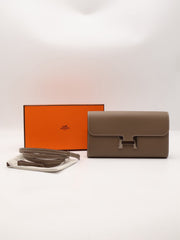 HERMES Constance To Go - Etoupe with Palladium Hardware [G]