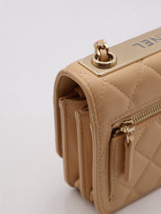 CHANEL Mini Trendy CC WOC - Beige with Gold Hardware [Series 30]