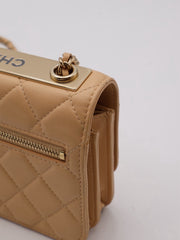 CHANEL Mini Trendy CC WOC - Beige with Gold Hardware [Series 30]