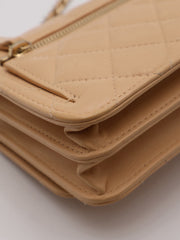 CHANEL Mini Trendy CC WOC - Beige with Gold Hardware [Series 30]