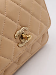 CHANEL Mini Trendy CC WOC - Beige with Gold Hardware [Series 30]
