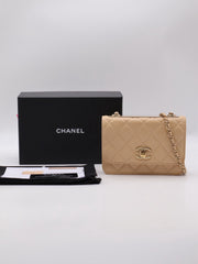 CHANEL Mini Trendy CC WOC - Beige with Gold Hardware [Series 30]