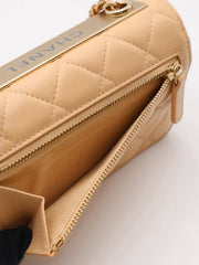 CHANEL Mini Trendy CC WOC - Beige with Gold Hardware [Series 30]