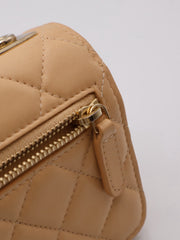 CHANEL Mini Trendy CC WOC - Beige with Gold Hardware [Series 30]