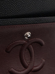 CHANEL Classic Flap Medium 23 Grained Calfskin - Black with Silver Hardware