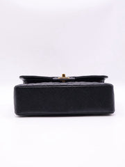 CHANEL Classic Flap Medium 23 Grained Calfskin - Black with Gold Hardware [Series 28]