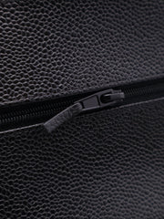 CHANEL Classic Flap Medium 23 Grained Calfskin - Black with Gold Hardware [Series 28]