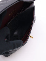 CHANEL Classic Flap Medium 23 Grained Calfskin - Black with Gold Hardware [Series 28]