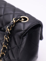 CHANEL Classic Rectangular Mini Flap Bag 20- Black with Gold Hardware