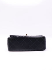 CHANEL Classic Rectangular Mini Flap Bag 20- Black with Gold Hardware