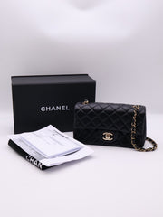 CHANEL Classic Rectangular Mini Flap Bag 20- Black with Gold Hardware