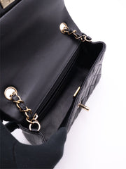 CHANEL Classic Rectangular Mini Flap Bag 20- Black with Gold Hardware