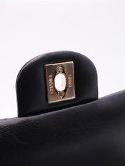 CHANEL Classic Rectangular Mini Flap Bag 20- Black with Gold Hardware