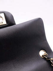 CHANEL Classic Rectangular Mini Flap Bag 20- Black with Gold Hardware