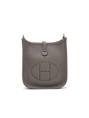 HERMES Mini Evelyne - Gris Meyer with Palladium Hardware [U]