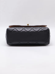 CHANEL 21P Quilted Lambskin Cocovado Ribbon Chain Flap Bag