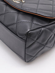 CHANEL 21P Quilted Lambskin Cocovado Ribbon Chain Flap Bag
