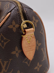 LOUIS VUITTON Speedy Bandouliere 20 - Black Strap
