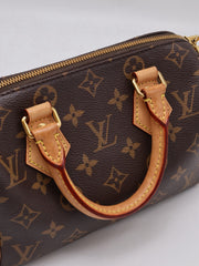 LOUIS VUITTON Speedy Bandouliere 20 - Black Strap