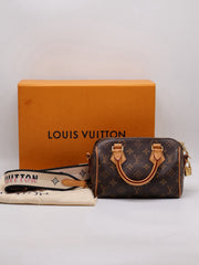 LOUIS VUITTON Speedy Bandouliere 20 - Black Strap
