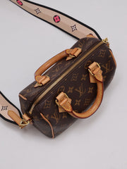 LOUIS VUITTON Speedy Bandouliere 20 - Black Strap