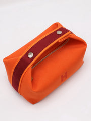 HERMES Bride-a-Brac Case - Small Orange Feu