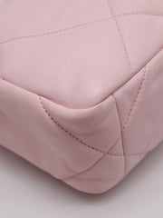 CHANEL 19 Quilted Flap Bag 26 - Pink with Gold Hardware