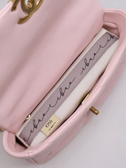 CHANEL 19 Quilted Flap Bag 26 - Pink with Gold Hardware